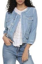 Womens Stitch Detail Denim Jacket