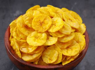 Brownish Banana Chips, For Human Consumption, Packaging Size : 10 Kg