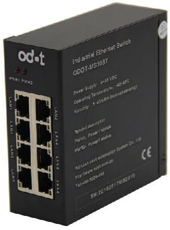 Industrial 8 Ports 10M / 100Mbps Unmanaged Network Switch Ethernet Gateway