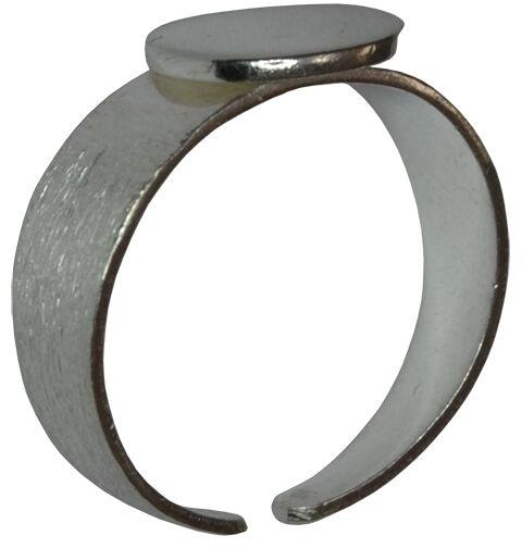 Silver Brushed Ring