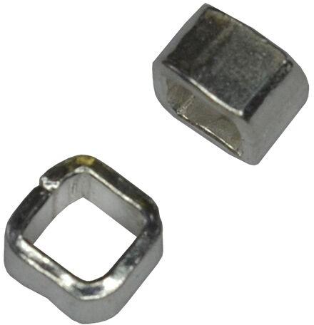 Sterling Silver 4mm Cube Beads