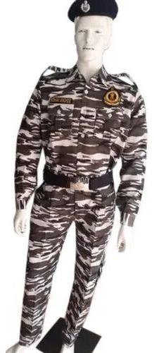 Cotton Collar Neck Military Dress Uniform, Size : XL XXL