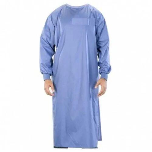 Plain Cotton Doctor Gown, Size : Large