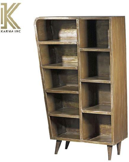 Industrial metal bookcases