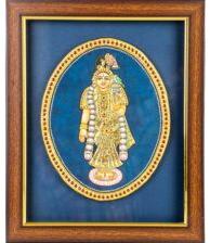 Polished Acrylic Andal Tanjore Painting, Style : Abstract
