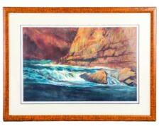 Scenery Wall Decor Canvas Oil Painting, Size : Standard