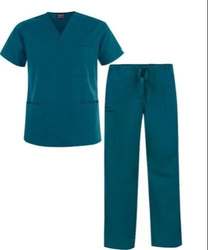 Poly Cotton Plain Scrub Suit, Size : All