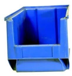 Rectangular Plastic Supreme Bin, Color : Blue