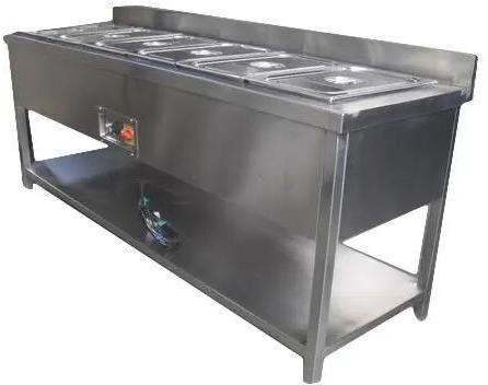 Electric Stainless Steel Hot Case Bain Marie, Voltage : 220 V