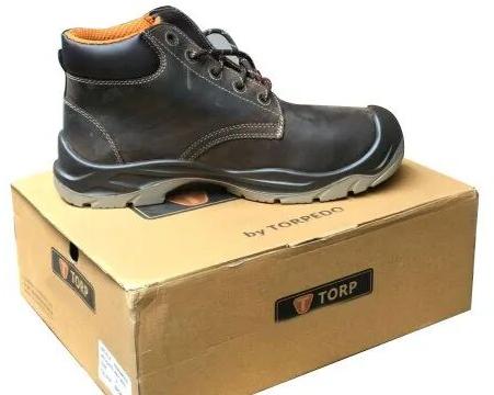 Leather safety shoes, Size : 6