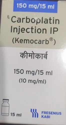 Carboplatin Injection, Packaging Size : 1 x 150 mg/ 15 ml