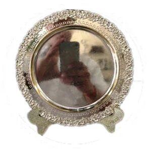 Round Silver Plaques, Size : Customized