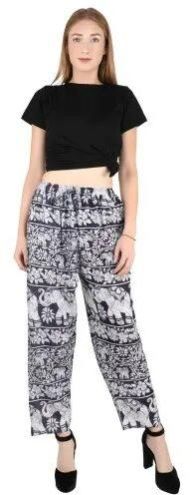 Ladies Rayon Straight Pant