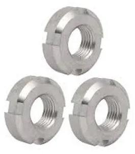 MS Slotted Nuts, Hardness : 90 HRC