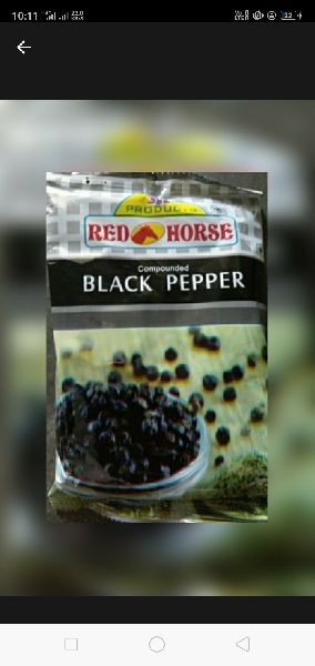 RED HORSE Natural black pepper, Shelf Life : 6months