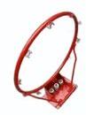 Mild Steel Basketball Dunking Ring, Color : Red