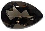 Pear Shaped Smoky Quartz Gemstone, for Jewellery, Feature : Attractive, Shiny