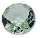Round Shaped Green Amethyst Gemstone