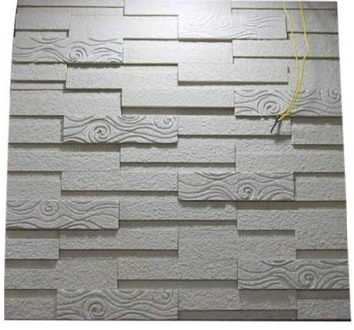 Mint sand stone Designer Wall Panels, Color : White