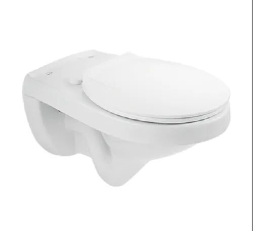 Square Wall Hung Toilet, Color : white