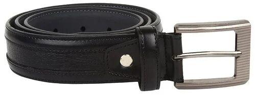 Leather Plain Black PU Belt, Size : 46 inches