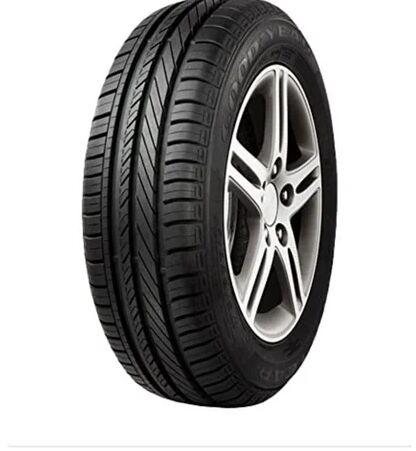 Rubber Goodyear Tubeless Car Tyre, Color : Black