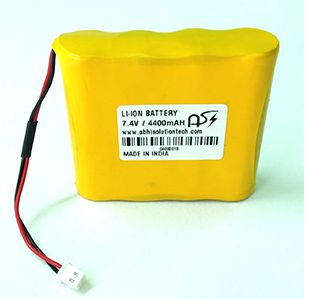 7.4V/4400mAh Lithium Ion Solar Battery, for Telecom, Residential, Feature : Long Life, Fast Chargeable