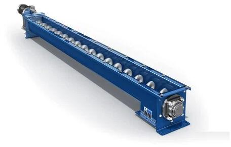 Blue Electric Stainless Steel Screw Conveyor