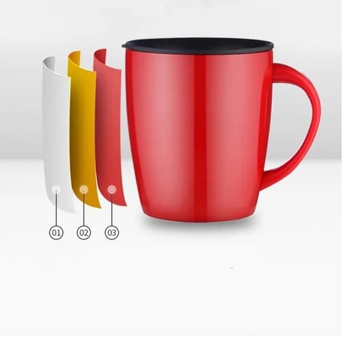 Round Printed Coffee Mug, Color : Multicolor