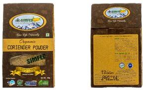 SIMFED Organic Coriander Powder, Packaging Type : Packet
