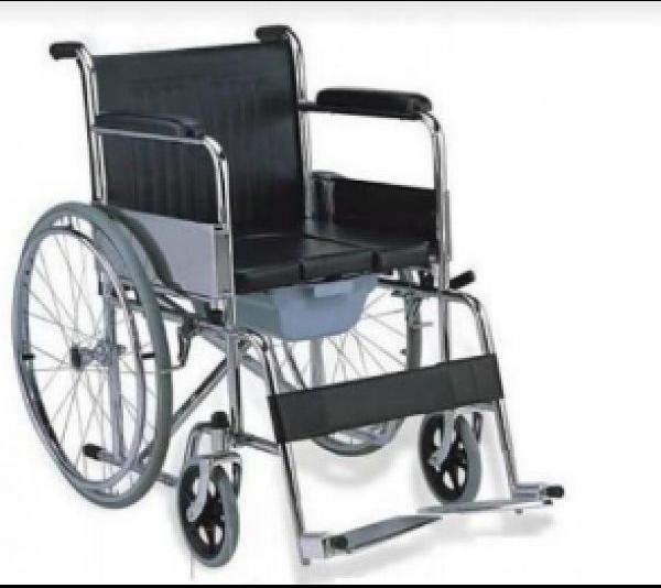 RAINBOW 6 KARMA - Folding Commode Wheelchair