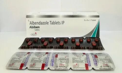 Albendazole Tablet, Packaging Type : Box