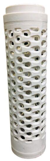 Plastic Perforated Tubes 230 mm Milky White
