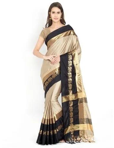 Festive Buzz Printed Pure Silk Saree, Saree Length : 5.5 M (separate Blouse Piece)
