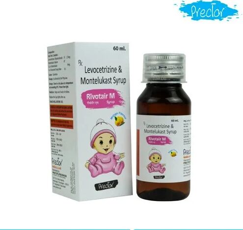 Levocetirizine And Montelukast Syrup, Packaging Type : 60ml with Monocarton