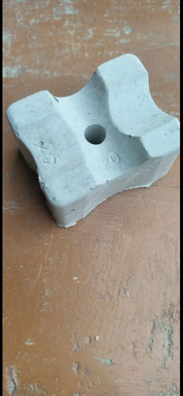 Non Polished Solid concrete cover block 20x25x30mm, for Wall, Feature : Water Proof, Crack Resistance