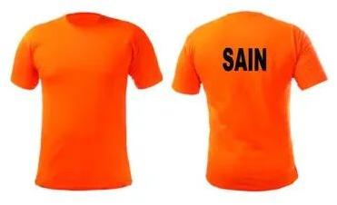 Sublimation T Shirt, Color : Orange