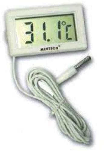 Digital Fridge Thermometer, for Refrigerator, freezer etc, Color : White