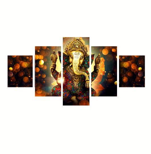 ECraftIndia® Lord Ganesha Painting