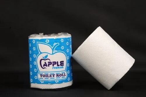APPLE PREMIUM Toilet Roll, Pattern : Plain