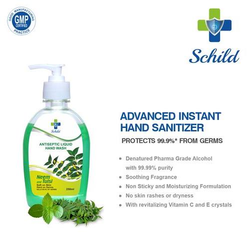 Schild Hand Wash Liquid Soap, Packaging Size : 100ml, 125ml, 250ML