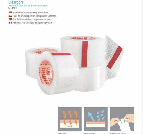 Plastic Surgical Tape, Color : White