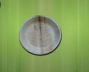 8 Inch Round Areca Leaf Plate