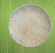 9.5 Inch Round Areca Leaf Plate