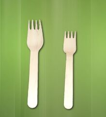 Plain Areca Leaf Fork, Color : Light Brown