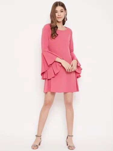 Cotton Plain Stylish Ladies Dress, Occasion : Casual Wear