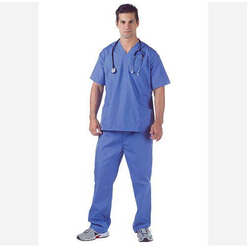 Ankit Enterprises Poly cotton / Spun cloth Plain Doctor Scrub Suit, Gender : Unisex