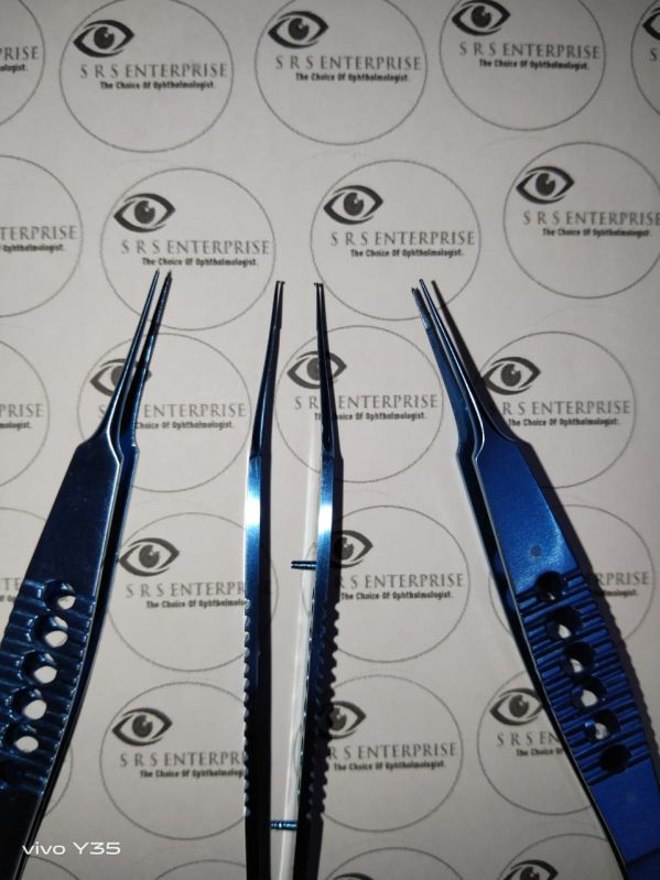 Stainless-Steel Ophthalmic Forceps, for Clinical Use, Hospital Use, EYE HOSPITAL