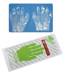 Paper Plastic Gloves
