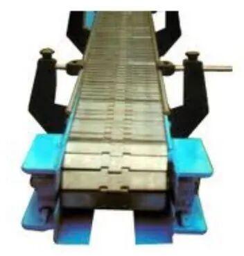 Stainless Steel Slat Chain Conveyor, Length : 10-20 Feet